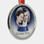 aanpasbare sneeuwglobe-sieremmer metalen ornament (Rechts)