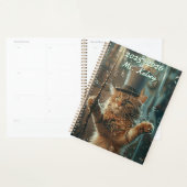 Aanpasbare Snorharen Magische Kat Kalender Planner (Display)