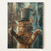 Aanpasbare Snorharen Magische Kat Kalender Planner (Achterkant)