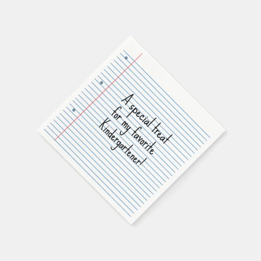 Aanpasbare speciale school traat lunch servetten (Hoek)