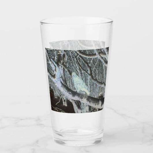 Aanpasbare Spokenbuizerd op Tak Glas (Voorkant)