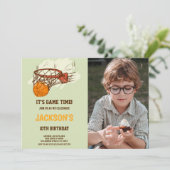 Aanpasbare sportfeest uitnodigingen voor kinderen (Staand voorkant)