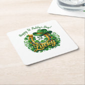 Aanpasbare St. Patrick's Day Kartonnen Onderzetters (Schuin)
