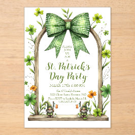 Aanpasbare St. Patrick's Day uitnodiging 