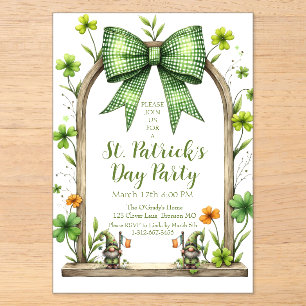 Aanpasbare St. Patrick's Day uitnodiging