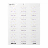 Aanpasbare sterren foto-overlay naamlabels etiket (Full Sheet)