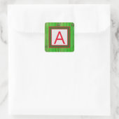 AANPASBARE STICKER MONOGRAM ENVELOPE ZEGEL (Tas)