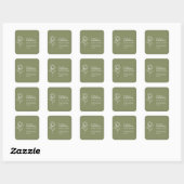 Aanpasbare stickers - Bloemen of huidverzorging (Vel)
