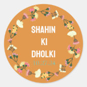 Aanpasbare stickers voor dholki (Voorkant)