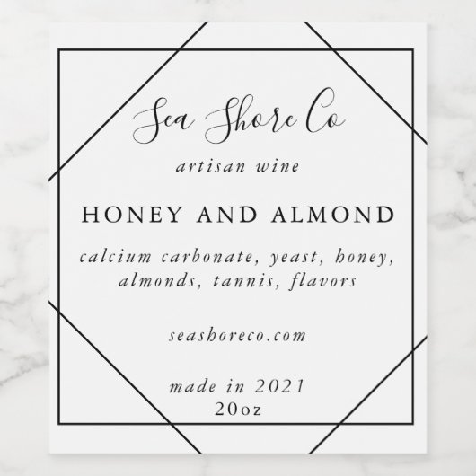 Aanpasbare Stickers voor flessen (Enkel label)