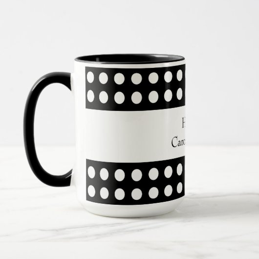 Aanpasbare Stippen Mok (Links)