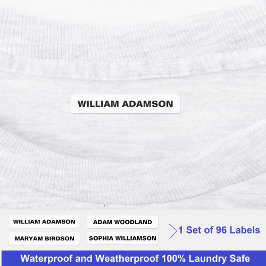 Aanpasbare Stoffen Naamlabels Voor Kleding (Labels Labels