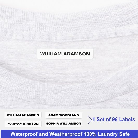 Aanpasbare Stoffen Naamlabels Voor Kleding (Labels Labels