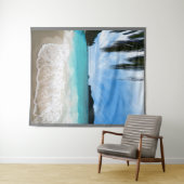 Aanpasbare strand scene achtergrond achterwand wandkleed (In Situ (horizontaal))