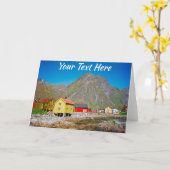 Aanpasbare Svolvaer, Noorwegen Kaart (Gele Bloem)