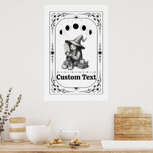 Aanpasbare Tarot Whimsy Zodiac Hemelheks Poster