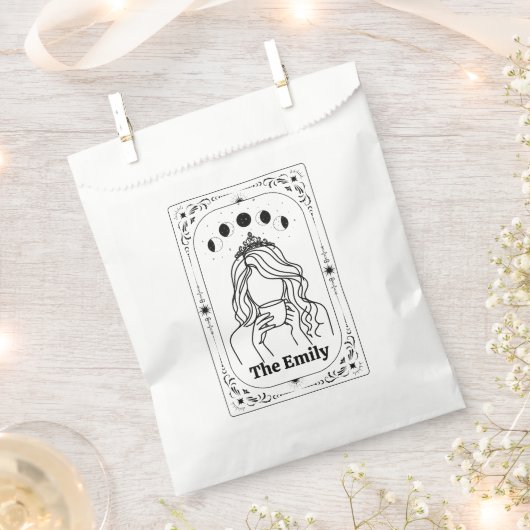 Aanpasbare Tarotkaart Naam Sterrenbeeld Astrologie Bedankzakje (Geknipt)