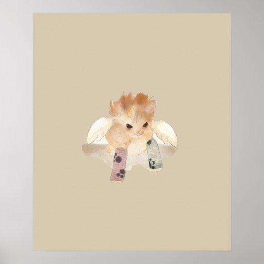 Aanpasbare Tater tot Cat poster (Voorkant)