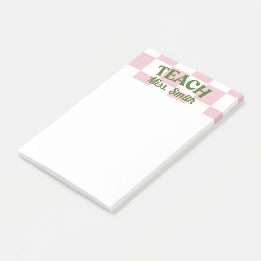 Aanpasbare Teacher Post-it Post-it® Notes (Schuin)