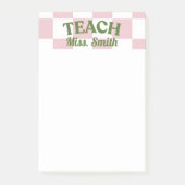 Aanpasbare Teacher Post-it Post-it® Notes (Voorkant)