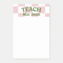 Aanpasbare Teacher Post-it