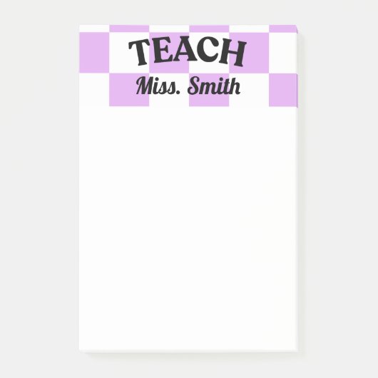 Aanpasbare Teacher Post-it Post-it® Notes (Voorkant)