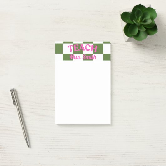 Aanpasbare Teacher Post-it Post-it® Notes (Kantoor)