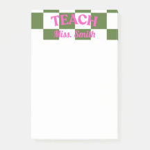 Aanpasbare Teacher Post-it