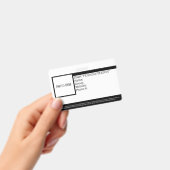 Aanpasbare Team "Vriendelijk Persoon" ID Badge (Handheld)