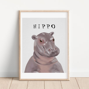 Aanpasbare Tekening van een Mopshagedis Poster voo