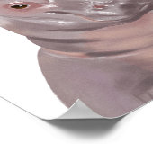 Aanpasbare Tekening van een Mopshagedis Poster voo (Hoek)