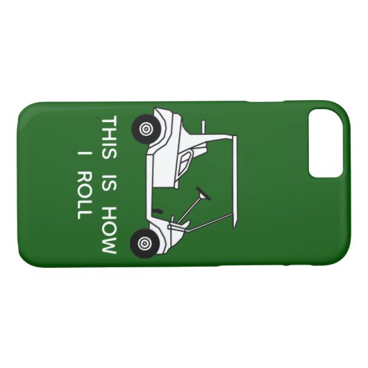 aanpasbare telefoonbehuizing met golfkar Case-Mate iPhone case (Achterkant (Horizontaal))