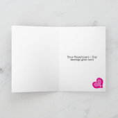 Aanpasbare Tennis 💘 Valentijnskaart Kaart (Binnen)