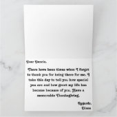 Aanpasbare Thanksgiving Vouwkaart Kaart (Binnen)