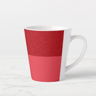 Aanpasbare Tomaat Rood Latte Mok – Dubbele Afwerki
