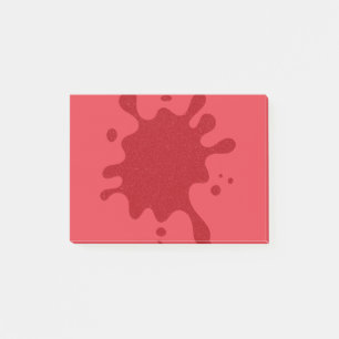 Aanpasbare Tomaat Rood Spat Notities Post-it® Notes