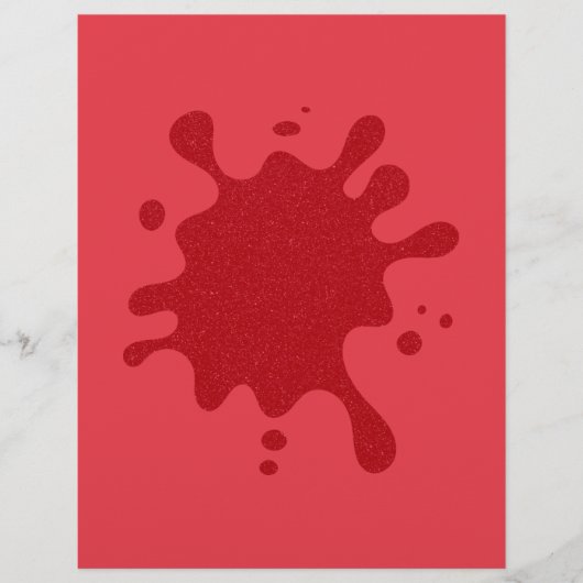 Aanpasbare Tomatenrode Spatvlieger Flyer (Voorkant)