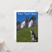 Aanpasbare tracker hond kaart (Voorkant / Achterkant in situ)