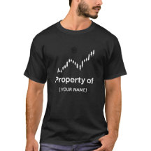 Aanpasbare Trader T-shirt | Eigendom van: