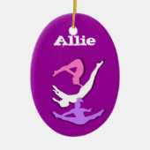 Aanpasbare transformatorvormgeving trampoline keramisch ornament (Voorkant)