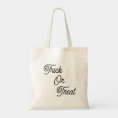 Aanpasbare trick or treat pompoen canvas tas (Achterkant)