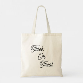 Aanpasbare trick or treat pompoen canvas tas