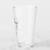 Aanpasbare trouwbruid glazen tumbler (Links)