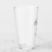 Aanpasbare trouwbruid glazen tumbler (Rechts)