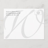 Aanpasbare Trouwkaart 'Save the Date' 3 Foto's Aankondigingskaart (Achterkant)