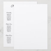 Aanpasbare trouwuitnodiging sets zitplaatsenkaart kaart (Voorkant / Achterkant)