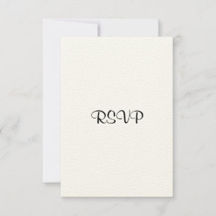 Aanpasbare trouwuitnodigingssets RSVP kaartje