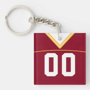 Aanpasbare trui sleutelhanger, voetbal lacrosse sleutelhanger