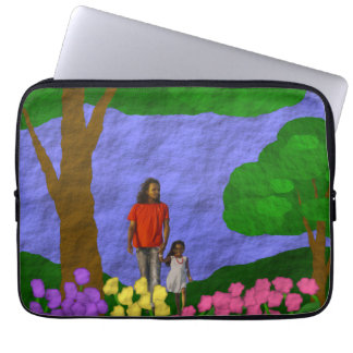 Aanpasbare Tuin Laptop Sleeve