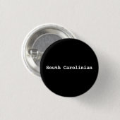 Aanpasbare typografie uit South Carolina Ronde Button 3,2 Cm (Voorkant /achterkant)